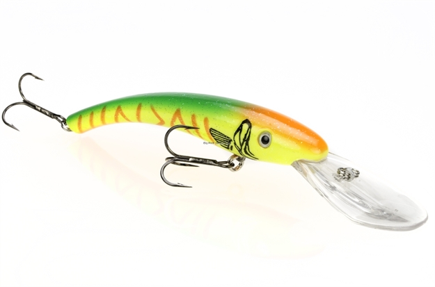 Picture of Strike King Walleye Elite Banana Shad Crankbait, 5", 5/8 Oz, Hot Tiger, Floating,1Pk