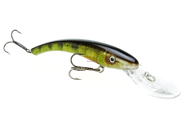 Picture of Strike King Walleye Elite Banana Shad Crankbait, 5", 5/8 Oz, Yellow Perch, Floating,1Pk