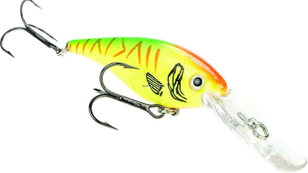 Picture of Strike King Walleye Elite Lucky Shad Crankbait, 3", 5/8 Oz, Hot Tiger, Floating,1Pk
