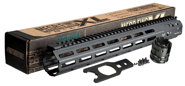 Picture of Strike Megafinsxlml Mega Fins Ar-15 6061-T6 Aluminum Black 15"