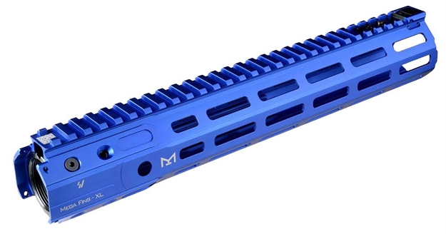 Picture of Strike Megafinsxlml Mega Fins Ar-15 6061-T6 Aluminum Blue 10"