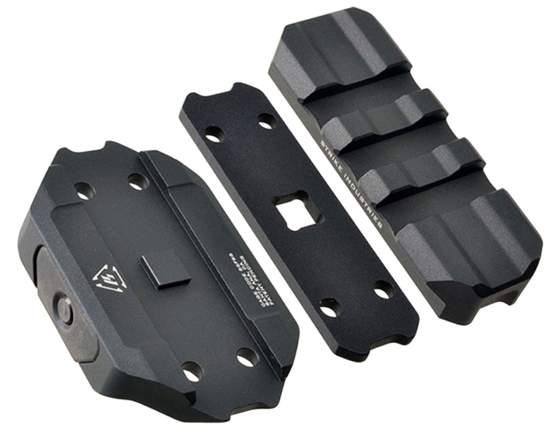 Picture of Strike Industries Rexriserbk R.E.X. Riser  Black Anodized SIREXRISERBK 708747546972