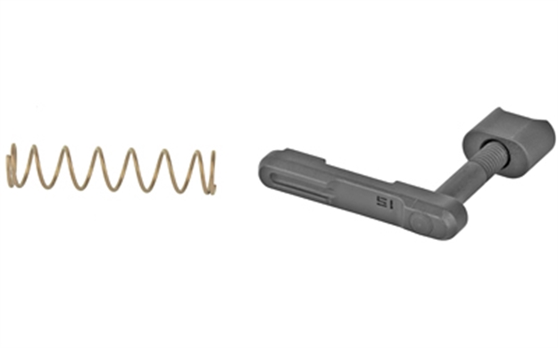 Picture of Strike Industries Arsmcblk Magazine Catch  Made OF Steel With 6061-T6 Aluminum Release Button & Black Finish For Ar-Platform SIARSMCBLK 708747546576