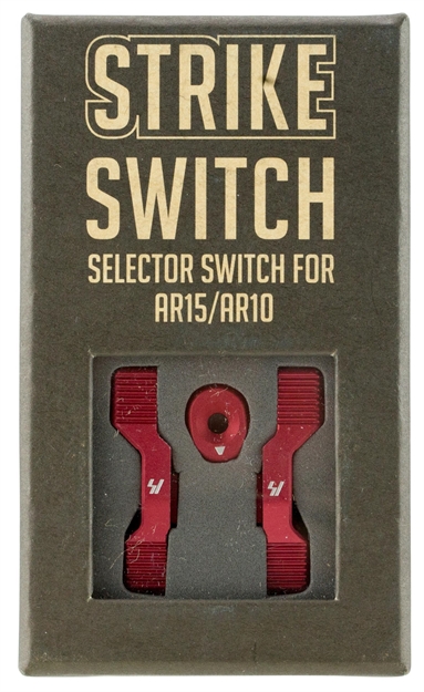 Picture of Strike Arsssred Strike Switch 60/90 Degree Red Aluminum Ar-Platform Ambidextrous SIARSSSRED