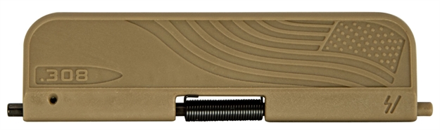 Picture of Strike Siarudce30802fde AR Ultimate Dust Cover With Flag 308 Winchester Polymer Flat Dark Earth