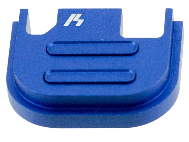 Picture of Strike Sigspv2blu Glock V2 Slide Cover Plate Glock 17-39  Aluminum Blue