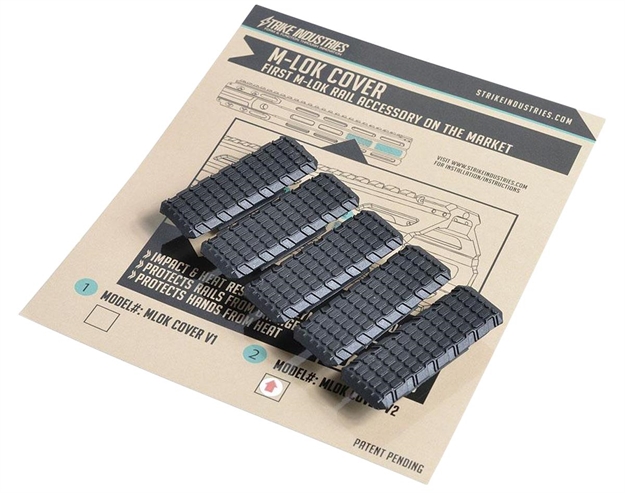 Picture of Strike Industries Mlokcoverv M-Lok Cover V2  Black SIMLOKCOVERV