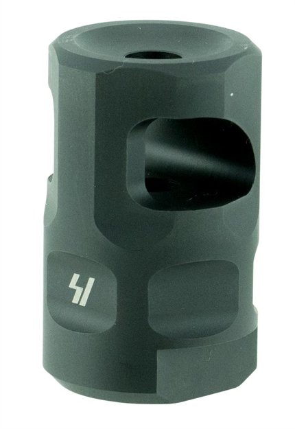 Picture of Strike Industries Sailcomp Sail Comp  Black Steel With 1/2"-28 Tpi Threads, 1.57" Oal & 0.26" Diameter For 223 Rem, 5.56X45mm Nato Ar-Platform SISAILCOMP