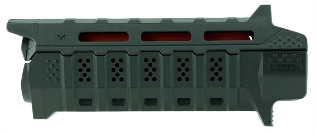 Picture of Strike Viperhgcbk Viper Carbine Length Handguard Ar-Platform Black, Red Inserts Polymer SIVIPERHGCBK