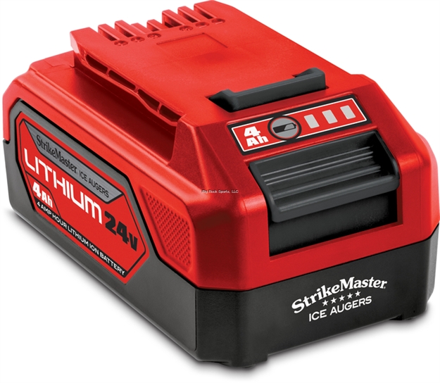 Picture of Strikemaster Lithium 24 Volt, 4 Amp Hour, Battery Status Indicator, Replacement Battery