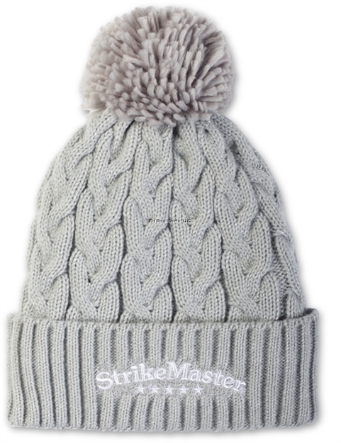 Picture of Strikemaster Pom Beanie Ladies, Outer 100% Acrylic, Lining 100% Polyester Fleece, Snow
