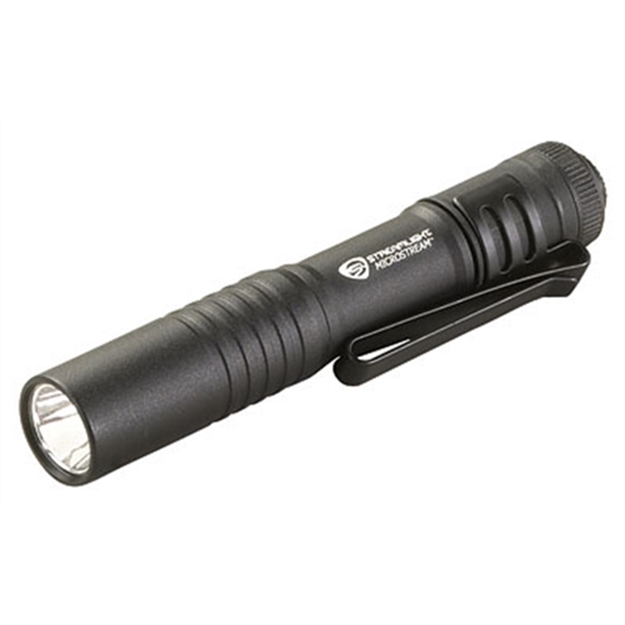 Picture of  Streamlight 66318 Microstream Pocket Light  Black Anodized 45 Lumens White C4 Led 080926663183