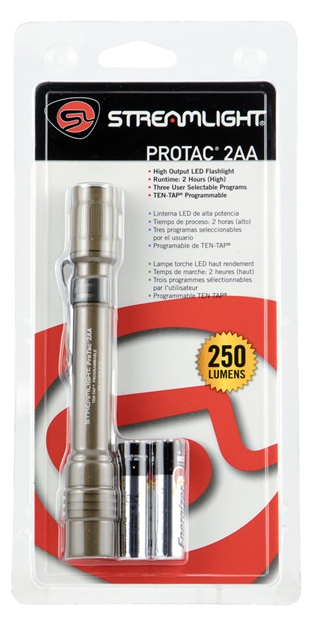 Picture of  Streamlight 88072 Protac 2Aa Flashlight  Coyote 18/250 Lumens White C4 Led