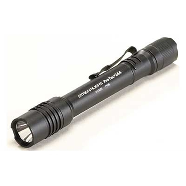 Picture of  Streamlight 88033 Protac 2Aa Flashlight  Black Anodized 18/250 Lumens White C4 Led 080926880337