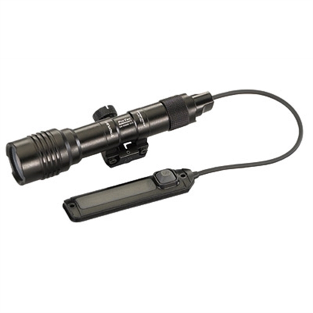 Picture of  Streamlight 88059 Protac Rail Mount 2L Black Anodized Aluminum Rifle, 60/625 Lumens, White Led Bulb, 89-297 Meters Beam, Picatinny Rail Mount