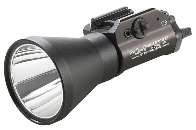 Picture of  Streamlight 69227 Tlr-1 Game Spotter Black Anodized Aluminum 150 Lumens Green/White Filter 350 Meters Range 080926692275