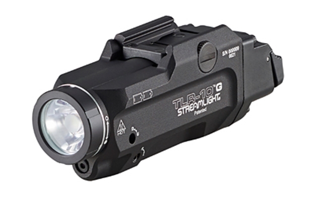 Picture of  Streamlight 69473 Tlr-10 G Gun Light With Green Laser  Black Anodized 1,000 Lumens White Led 080926694736