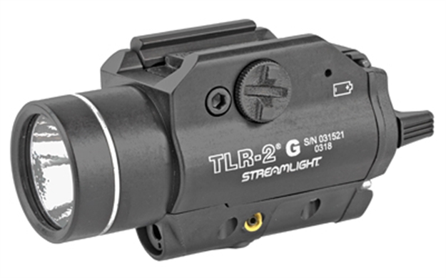 Picture of  Streamlight 69250 Tlr-2 G Gun Light  Black Anodized 300 Lumens White Led/Green Laser 080926692503