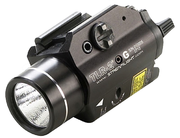 Picture of  Streamlight 69250 Tlr-2 G Gun Light  Black Anodized 300 Lumens White Led/Green Laser 080926692503