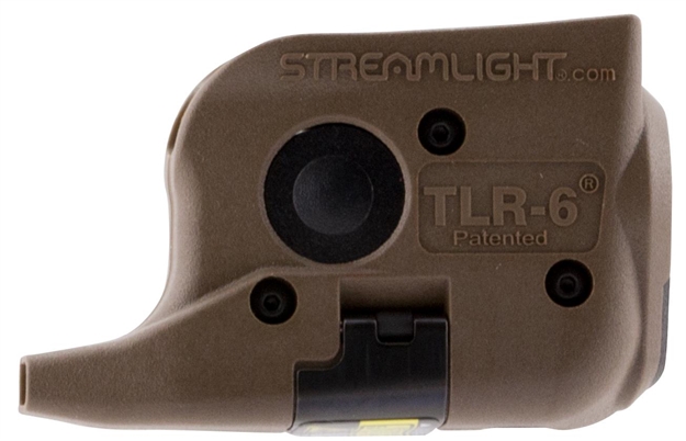 Picture of  Streamlight 69278 Tlr-6 Gun Light  Flat Dark Earth 100 Lumens White Led/Red Laser Glock 42/43/43X/48 080926692787