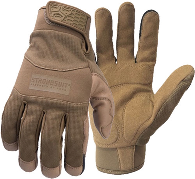 Picture of Strongsuit General Utility Pls Gloves Large Coyote Lthr Palm 50520L