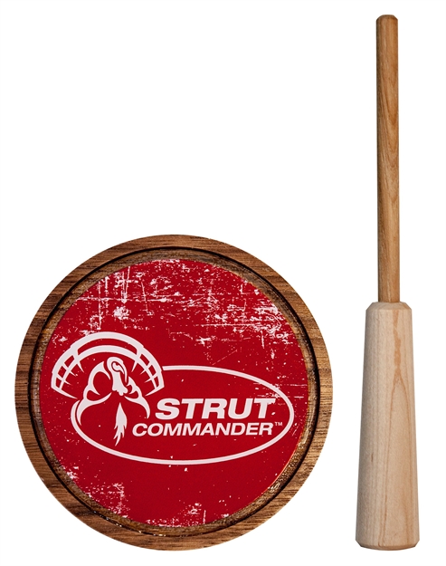 Picture of Strut Commander Crystal ON Walnut, Yelps, Purrs, Clucks, Moderate Level, Usa