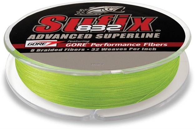 Picture of Sufix 832 Advanced Superline Braid 10Lb 150Yd Neon Lime Boxed 660-010L