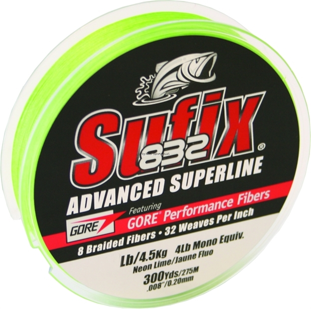 Picture of Sufix 832 Advanced Superline Braid 30Lb 300Yds Neon Lime
