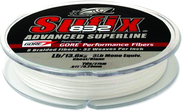 Picture of Sufix 832 Advanced Superline Braid 30Lb Ghost 150Yd