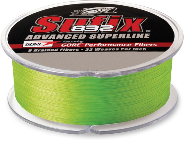 Picture of Sufix 832 Advanced Superline Braid 50Lb 600Yds Neon Lime