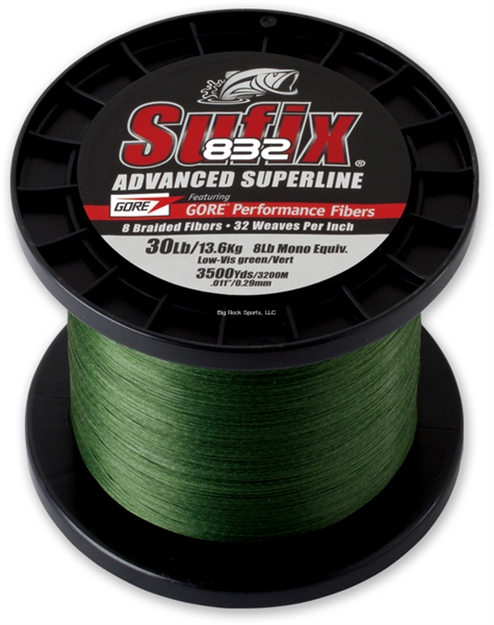 Picture of Sufix 832 Advanced Superline Braid 80Lb 3500Yds Lo-Vis Green