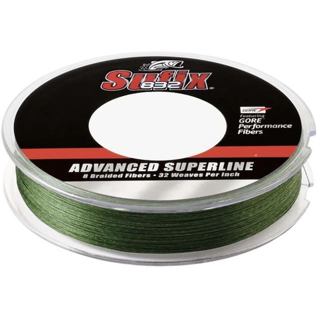 Picture of Sufix 832 Advanced Superline Braid 40Lb 150Yd Lo-Vis Green 660-040G