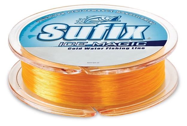 Picture of Sufix Ice Magic Monofilament Line, 3Lb Test, 300Yd, Neon Orange, Boxed
