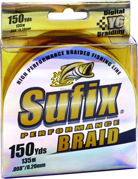 Picture of Sufix Performance Braid 10Lb 150Yds Hi-Vis Yellow