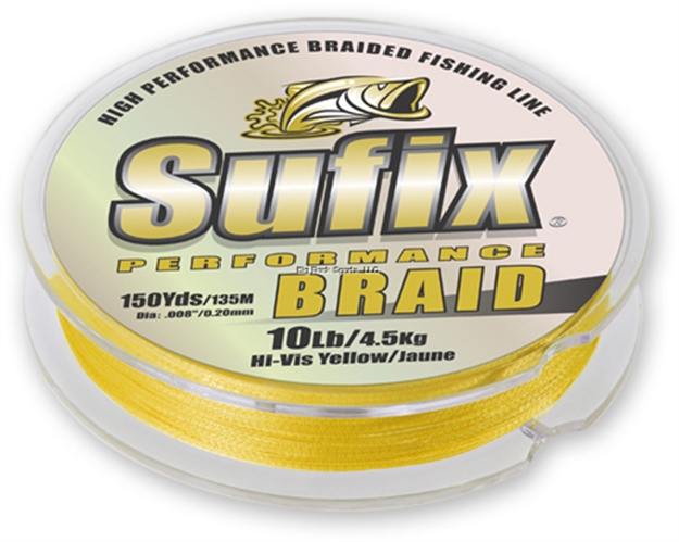 Picture of Sufix Performance Braid 30Lb 150Yds Hi-Vis Yellow