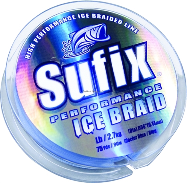 Picture of Sufix Performance Ice Braid Line 4Lb 75Yds Glacier Blue