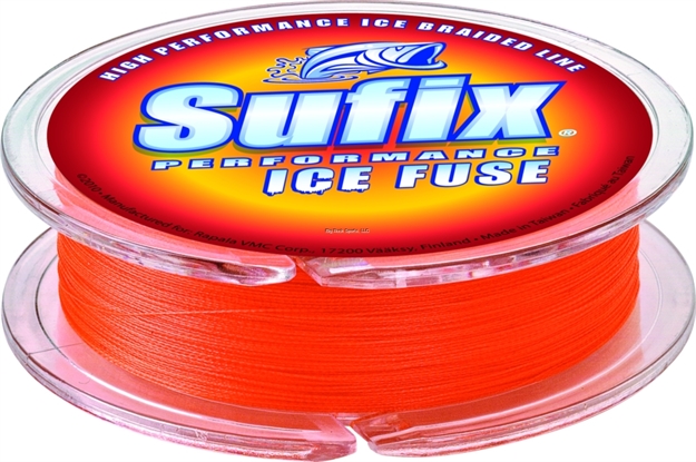 Picture of Sufix Performance Ice Fuse Dyneema Line 6Lb Neon Fire 50Yd Ice Fuse