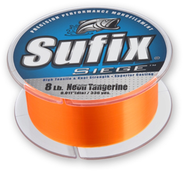 Picture of Sufix Siege Monofilament Line 14Lb 330Yds Neon Tangerine Mono
