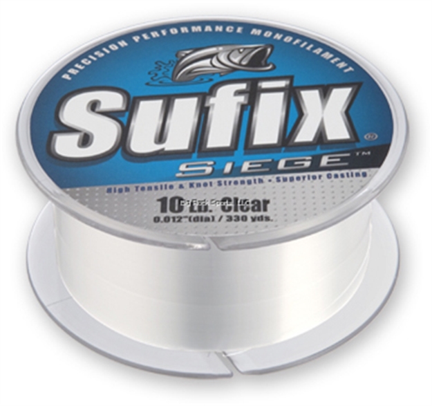 Picture of Sufix Siege Monofilament Line 17Lb 330Yd Clear Mono 662-117 024777123588