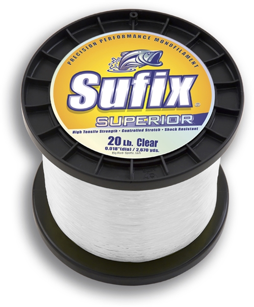 Picture of Sufix Superior Monofilament Line 130Lb 820Yds Clear 2.2Lb