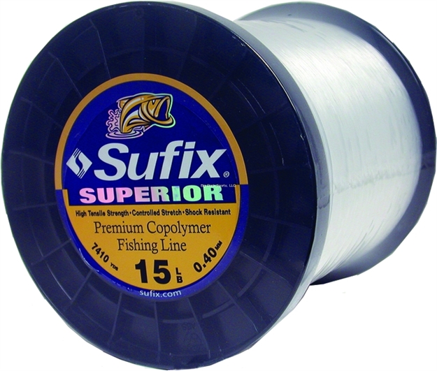 Picture of Sufix Superior Monofilament Line 15Lb 7410Yds Clear 2.2Lb