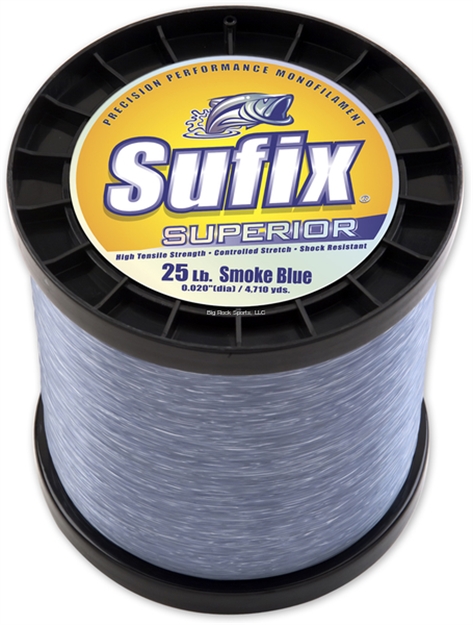 Picture of Sufix Superior Monofilament Line 30Lb 1795Yds Smoke Blue 1Lb