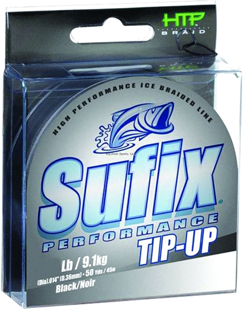 Picture of Sufix Tip-Up Ice Braid Line 30Lb Black 50Yds
