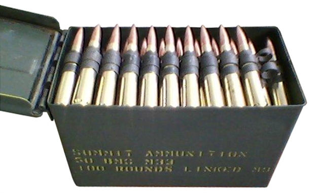 Picture of Summit .50 Bmg 649Gr. M-33 Ball 100 Rounds Linked