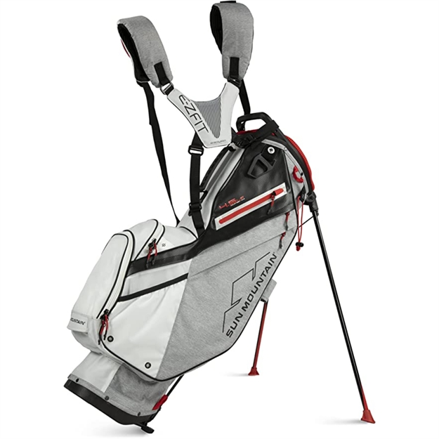 Picture of Sun Mountain Mens 2022 4.5Ls 14-Way Stand Bag Gray-White-Red