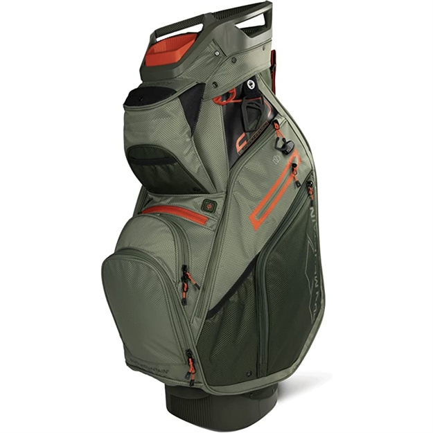 Picture of Sun Mountain Mens 2022 C130 Golf Cart Bag Moss-Sage-Inferno