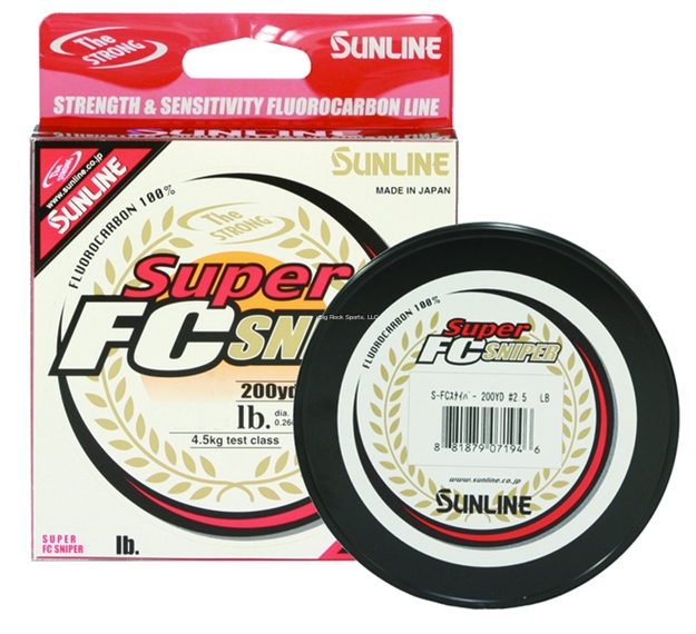 Picture of Sunline Super FC Sniper Fluorocarbon Line 7Lb 200Yd Natural Clear 63038910