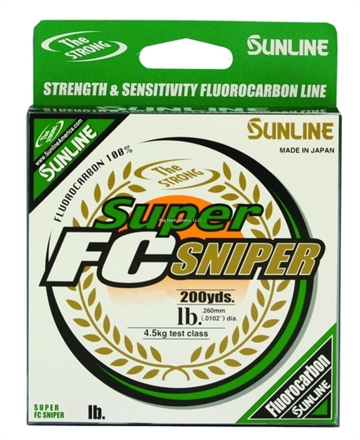 Picture of Sunline Super FC Sniper Fluorocarbon Line Green 200Yd 12Lb 100% Fluorocarbon Line