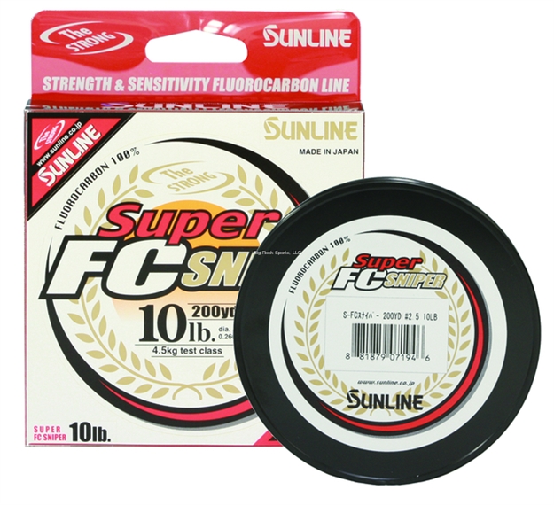 Picture of Sunline Super FC Sniper Fluorocarbon Line 10Lb 200Yd Natural Clear 63038914