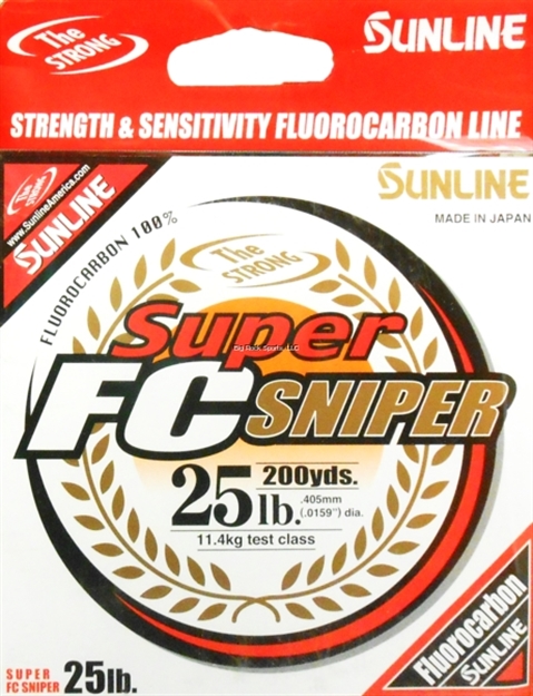 Picture of Sunline Super FC Sniper Fluorocarbon Line Natural Clear 200Yd 25Lb